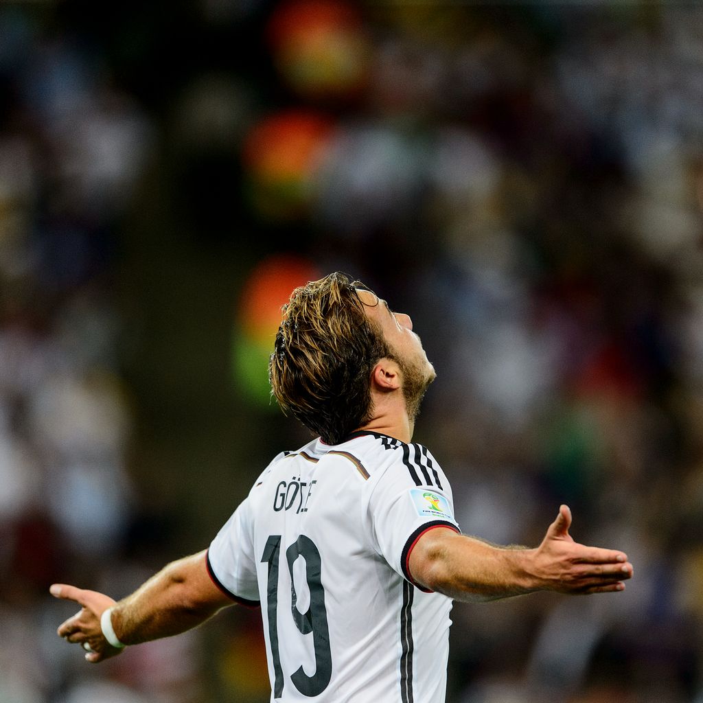 Mario Götze nach seinem Siegtor bei der WM 2014