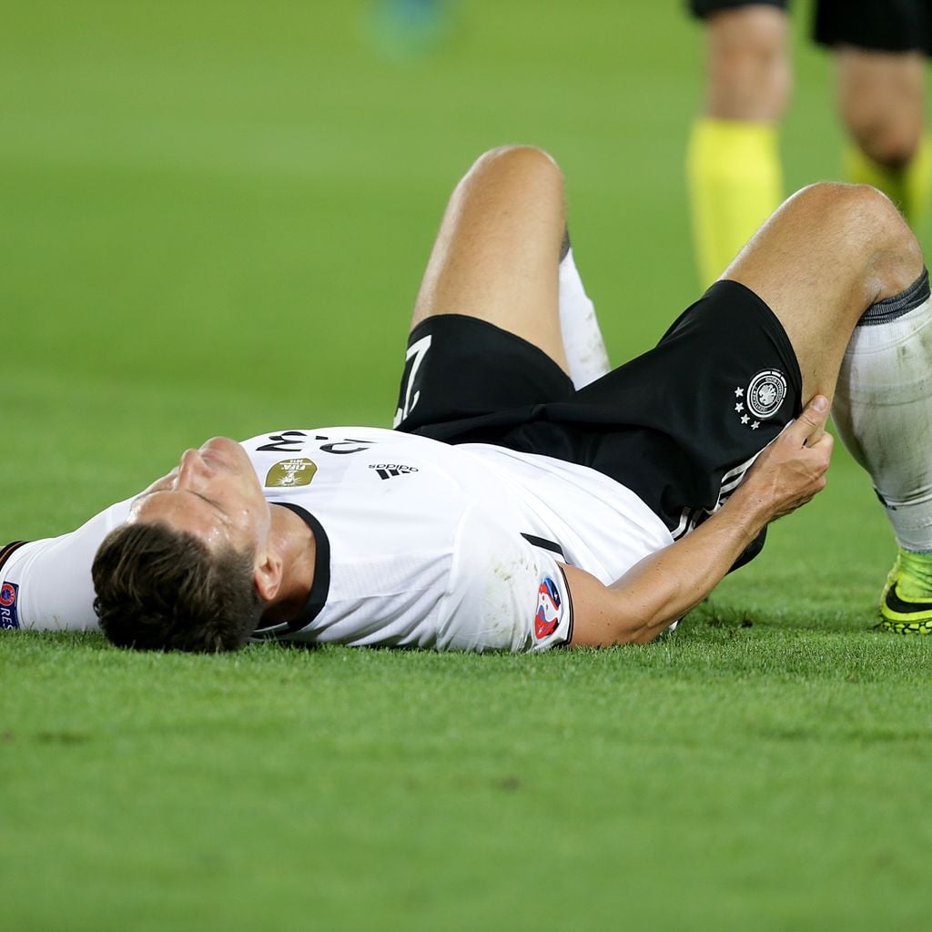 Mario Gomez beim EM-Spiel Deutschland vs Italien 2016