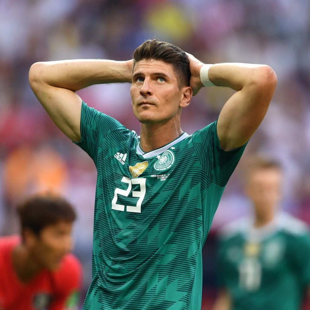Mario Gomez nach dem WM-Spiel gegen Südkorea 2018