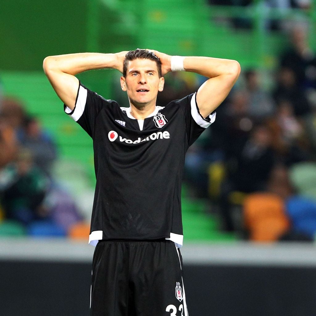 Mario Gomez beim Spiel: Sporting Lissabon gegen Besiktas Istanbul