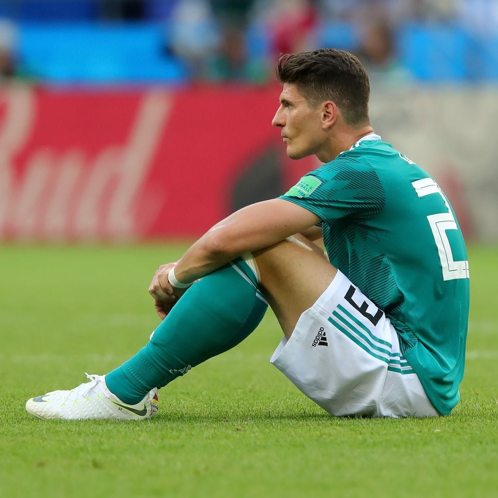 Mario Gomez nach dem WM-Spiel gegen Südkorea 2018