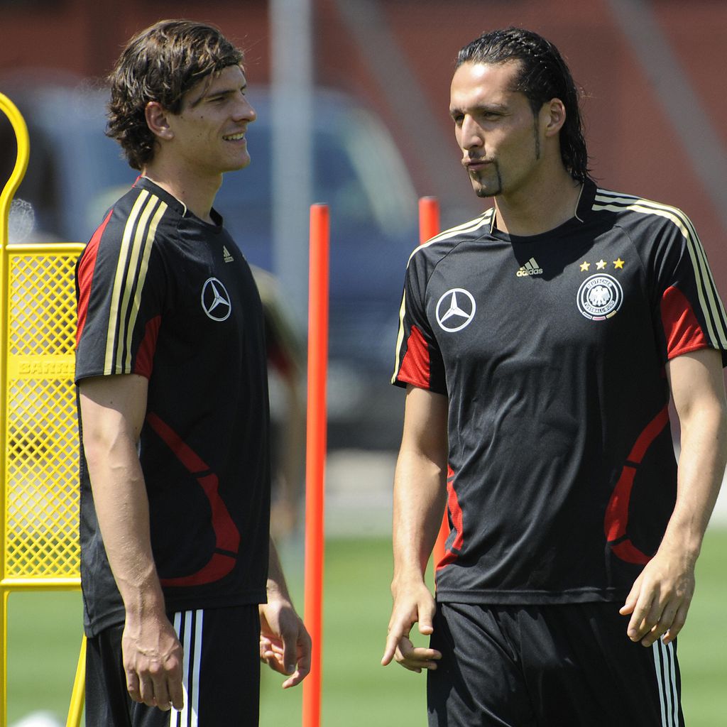 Mario Gomez und Kevin Kuranyi während der EM 2008