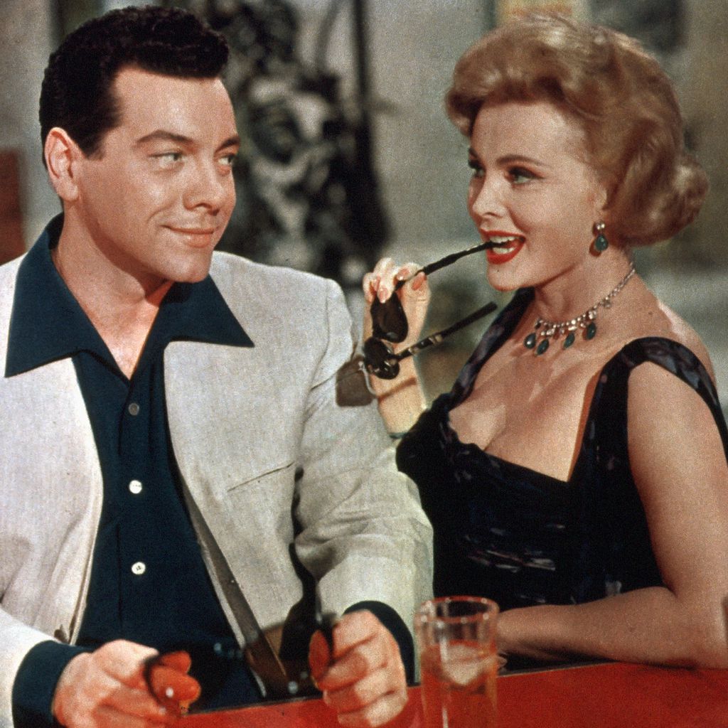 Mario Lanza und Zsa Zsa Gabor in einer Filmszene aus "For the first Time" 1959