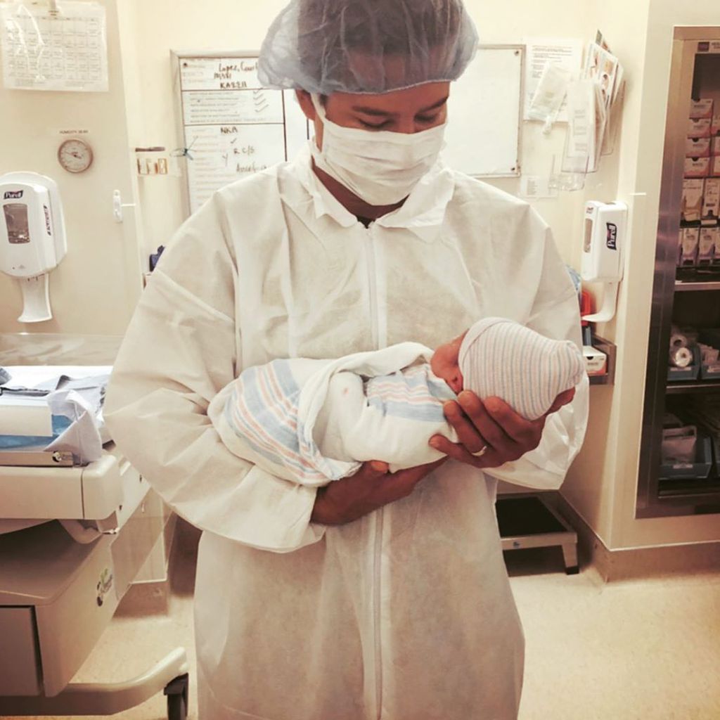 Mario Lopez mit seinem Sohn Santino Rafael Lopez