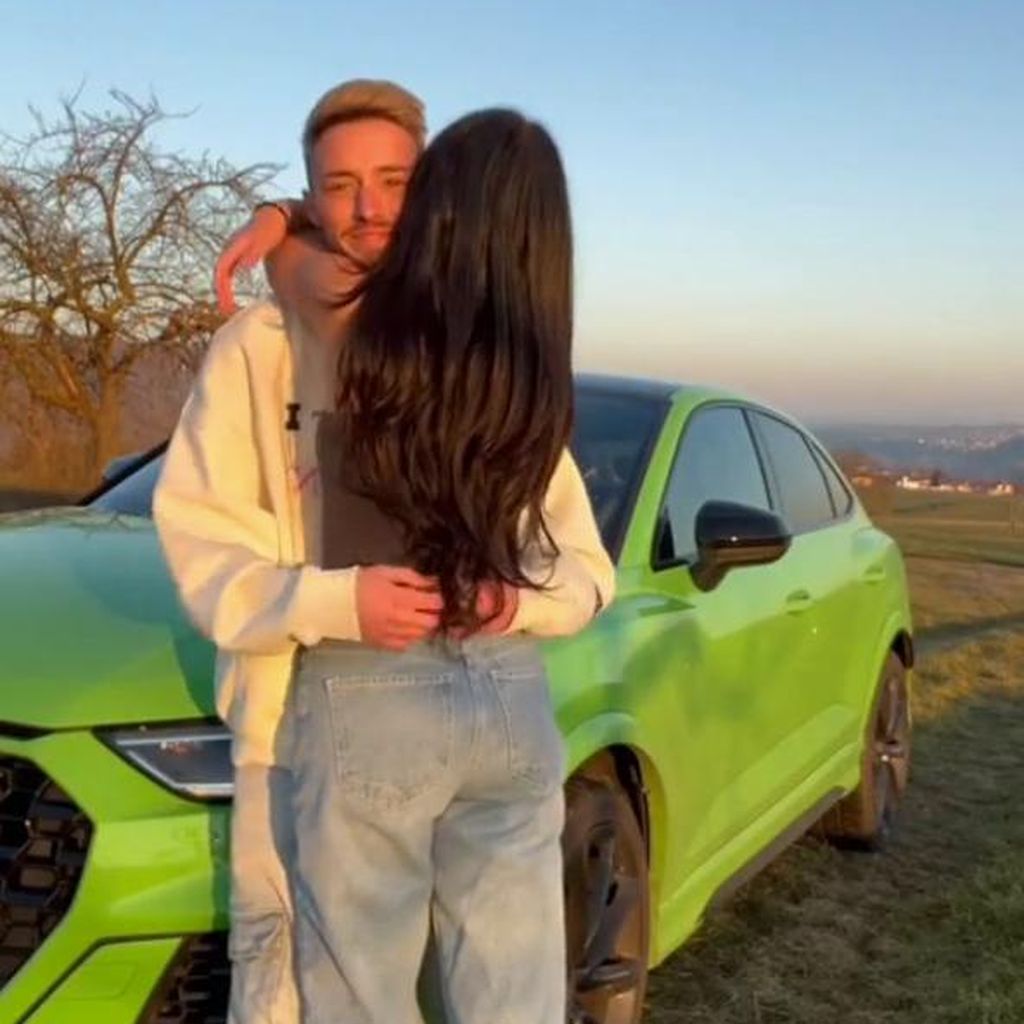 Mario Novembre und seine Freundin im Februar 2023