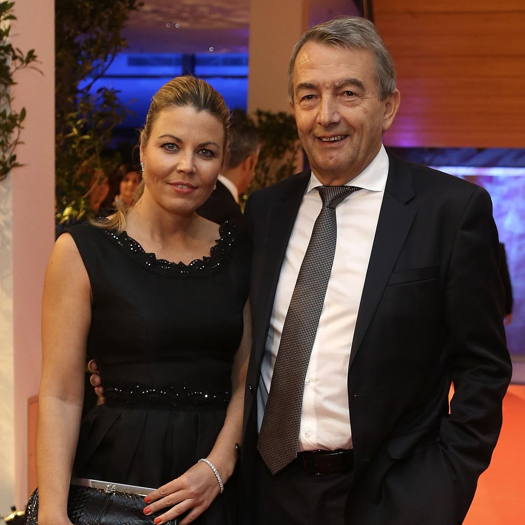 Marion Popp und Wolfgang Niersbach, Januar 2015