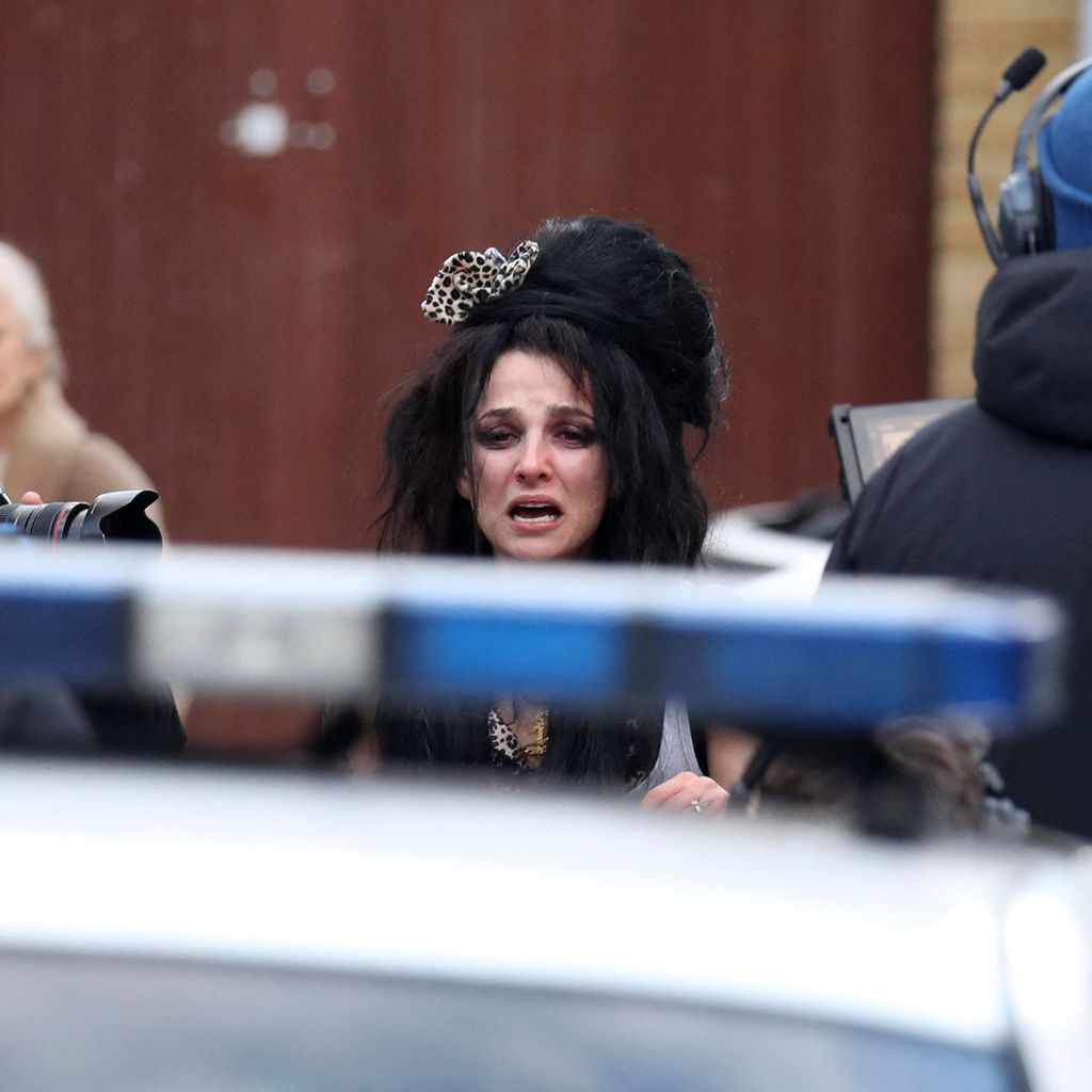 Marisa Abela am Set von Amy Winehouses Biografie "Back To Black"