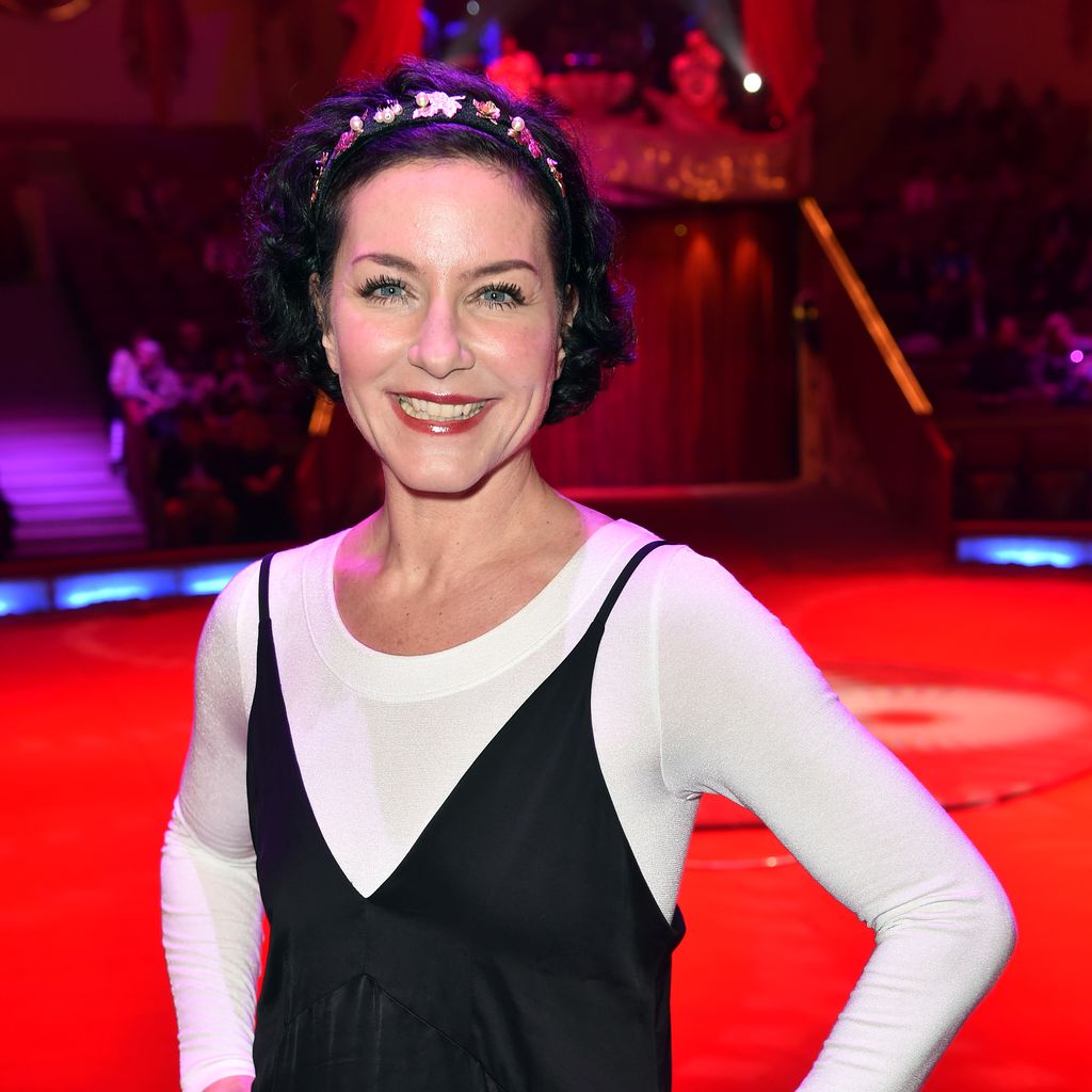 Marisa Burger während einer Premiere vom Circus Krone