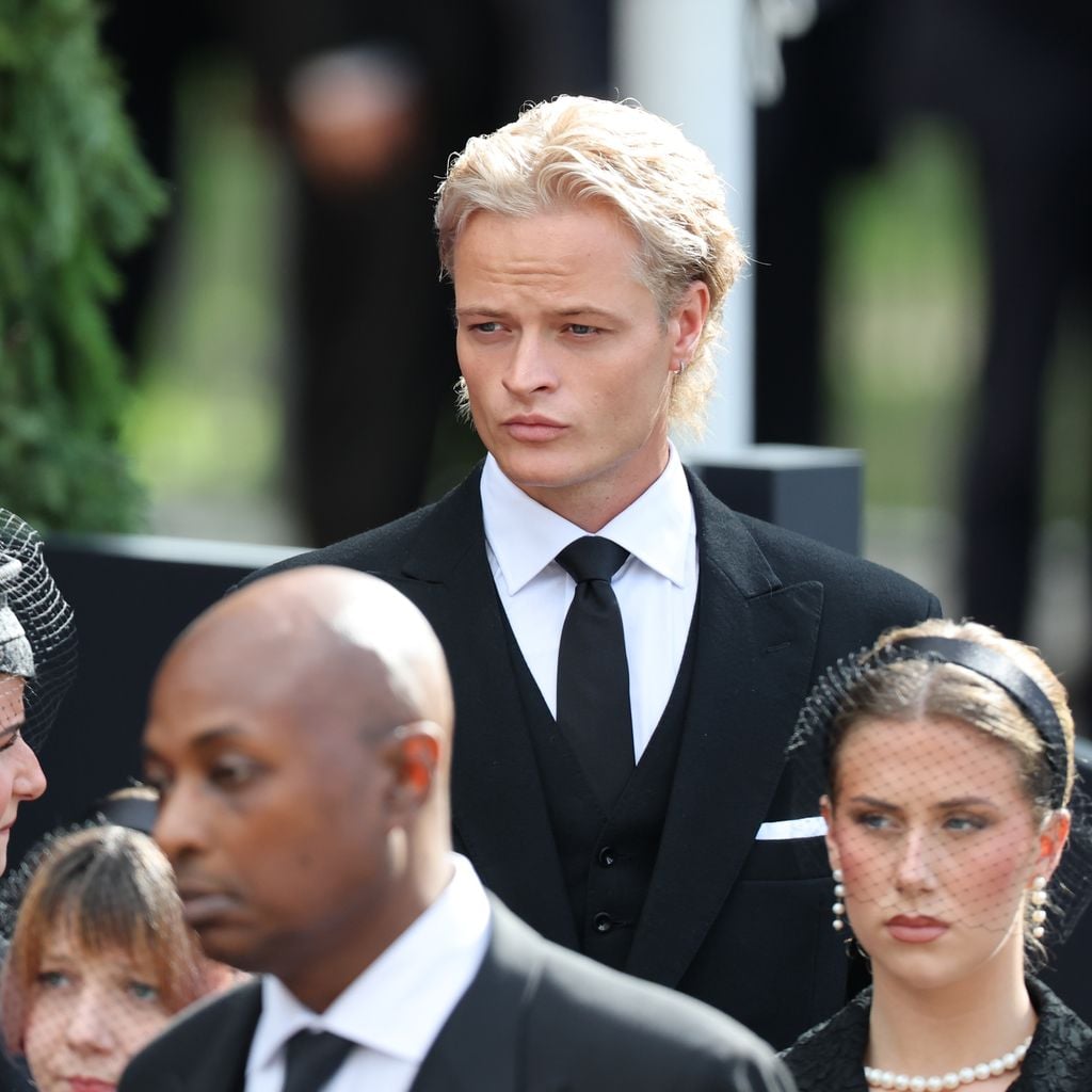 Marius Borg Høiby bei der Trauerfeier für König Harald V in Oslo