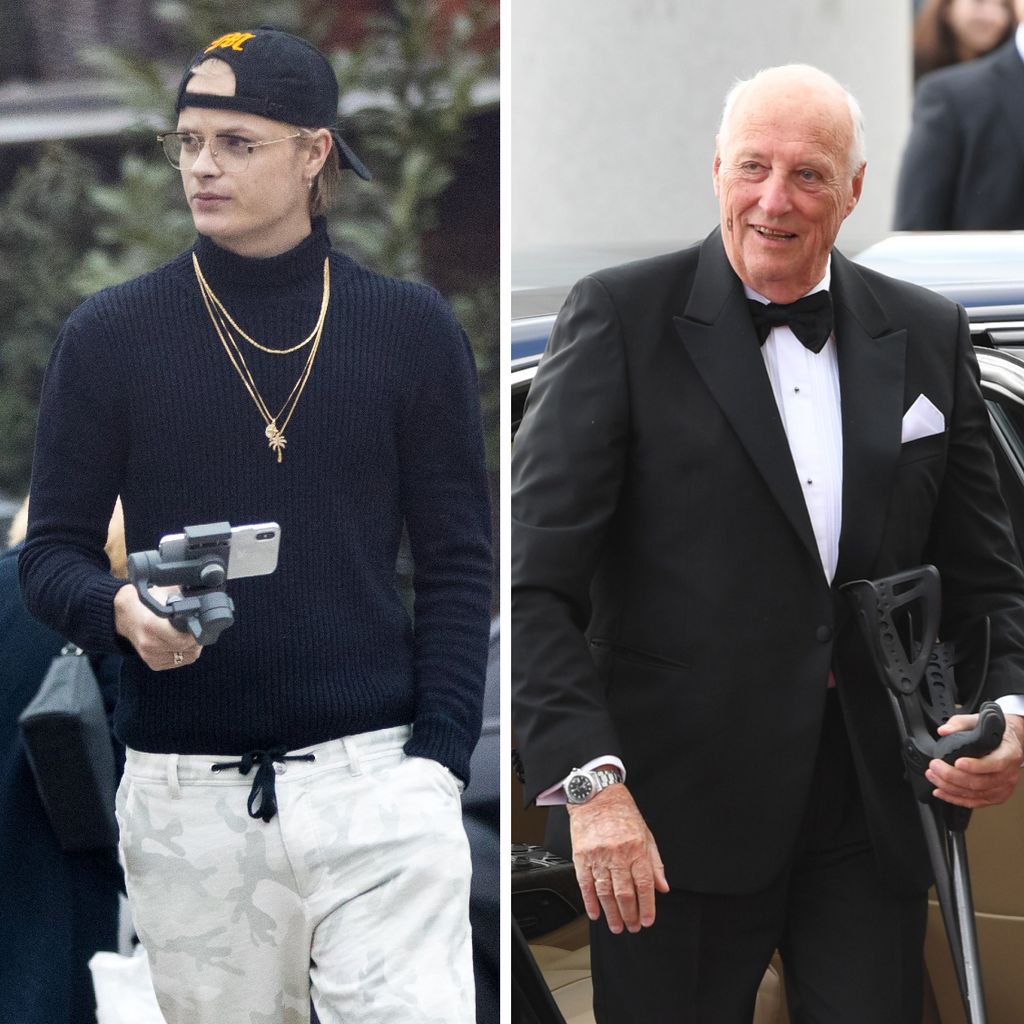 Marius Borg Høiby und König Harald V.