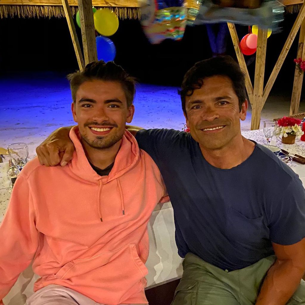 Mark Consuelos und sein Sohn Michael Joseph