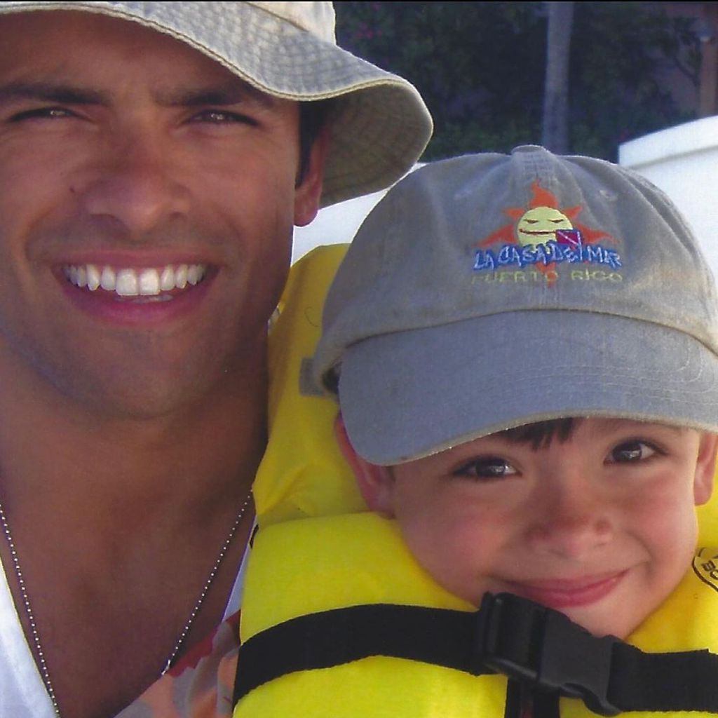 Mark Consuelos und sein Sohn Michael Joseph