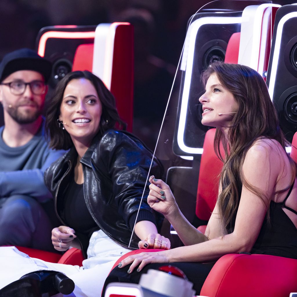 Mark Forster, Stefanie Kloß und Yvonne Catterfeld bei "The Voice of Germany"