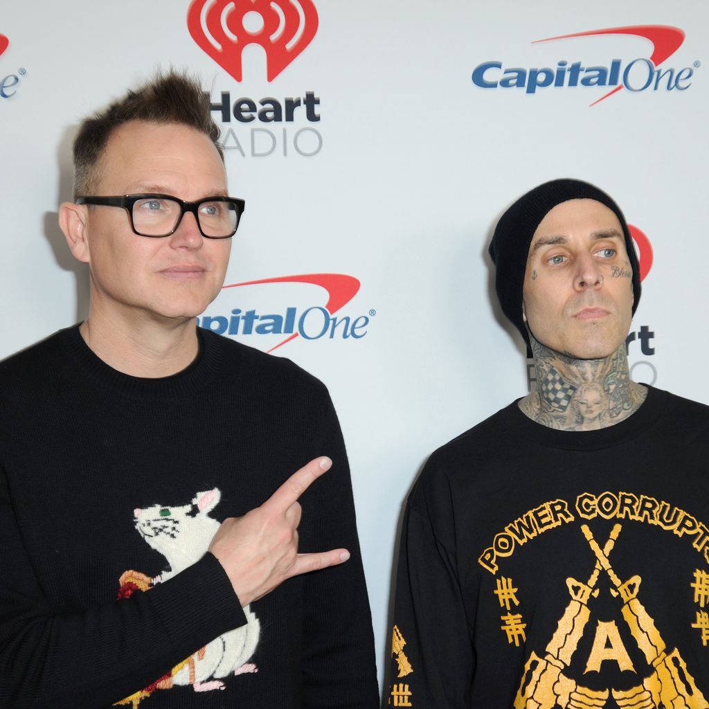 Mark Hoppus und Travis Barker beim iHeartRadio ALTer EGO in Kalifornien, 2020
