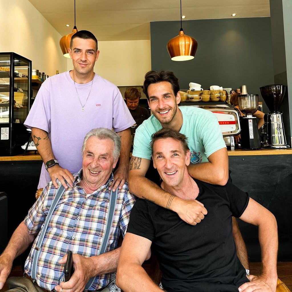 Mark Keller mit seiner Familie