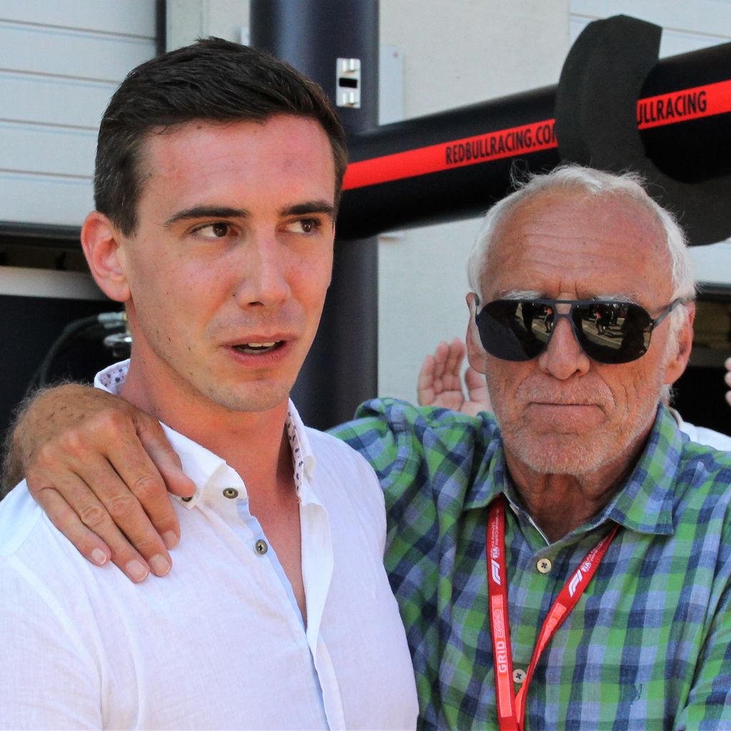 Mark Mateschitz mit seinem Vater Dietrich Mateschitz