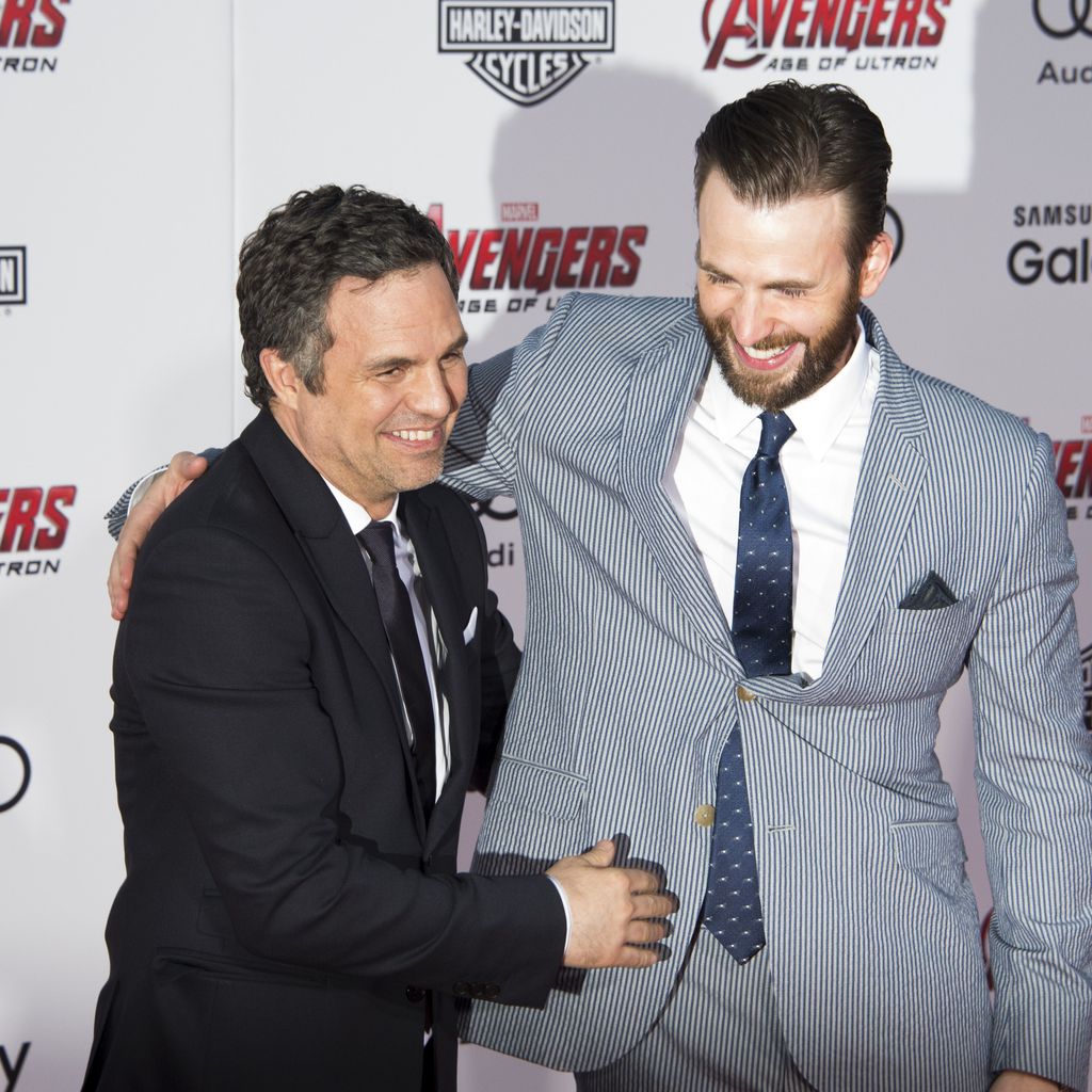 Mark Ruffalo und Chris Evans