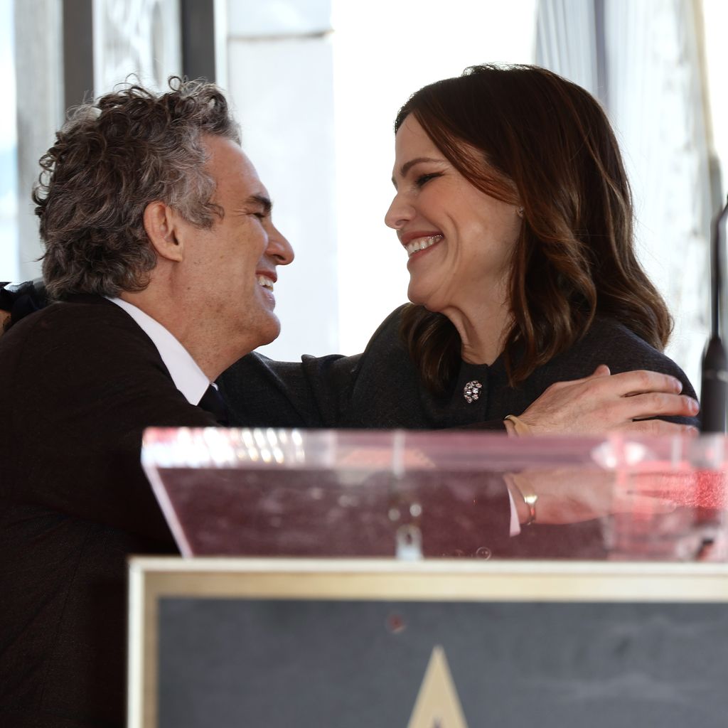 Mark Ruffalo und Jennifer Garner auf dem Walk of Fame