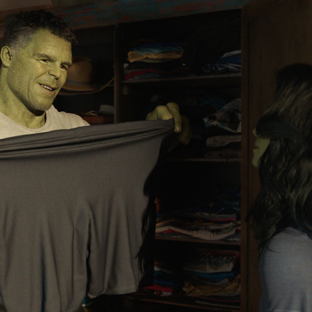 Mark Ruffalo und Tatiana Maslany in der Serie "She-Hulk: Die Anwältin"