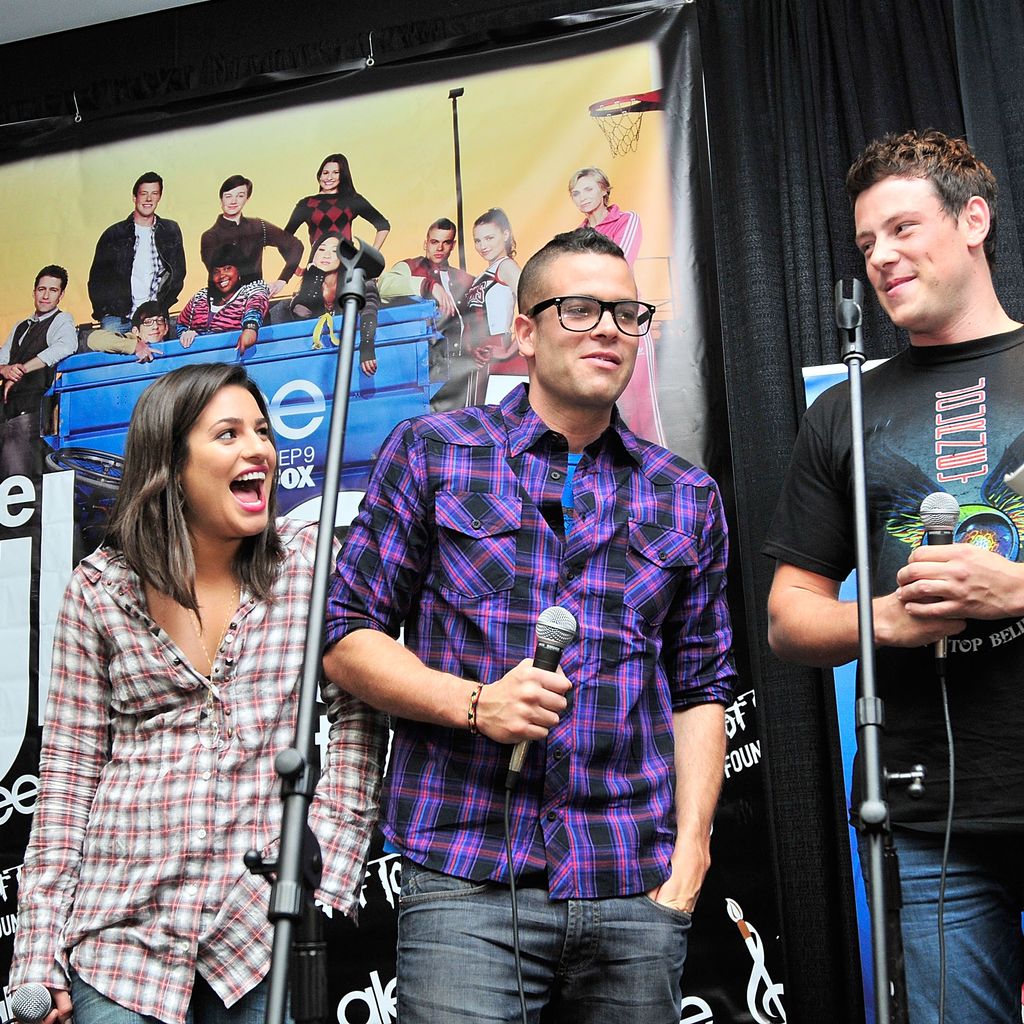 Dianna Agron, Lea Michele, Mark Salling und Cory Monteith