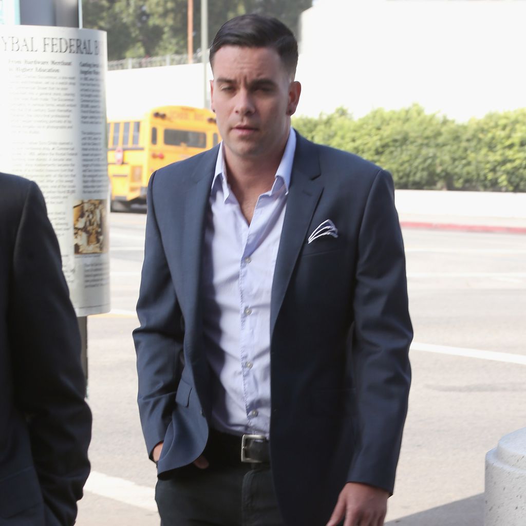 Mark Salling vor dem US Courthouse in Los Angeles