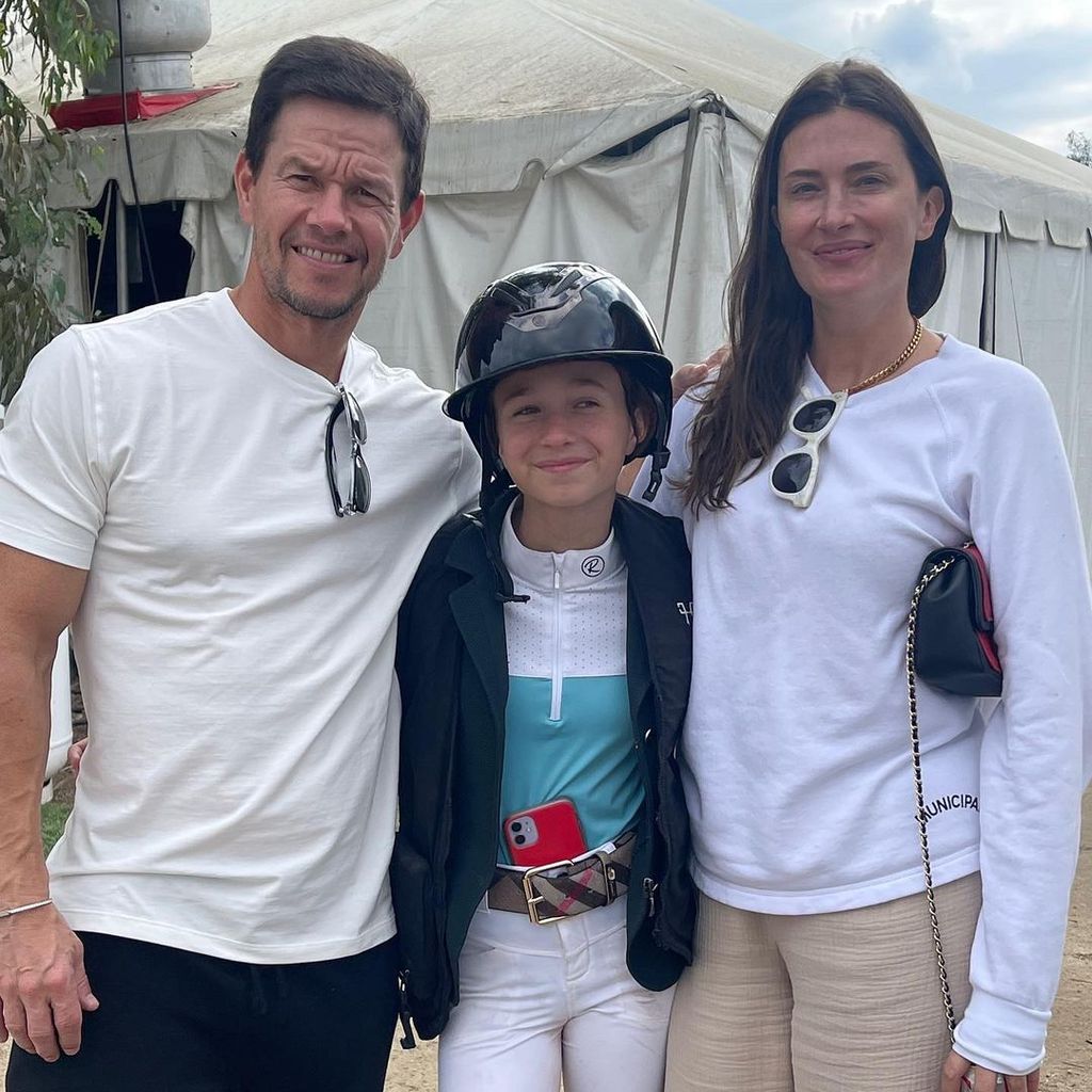 Mark Wahlberg, Grace Wahlberg und Rhea Durham im Oktober 2022