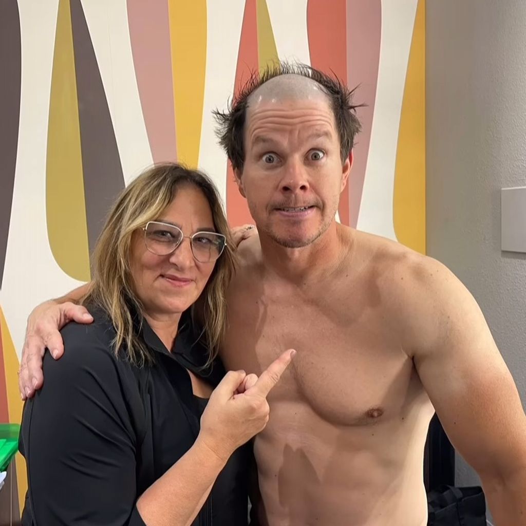 Schauspieler Mark Wahlberg am Set von "Flight Risk"