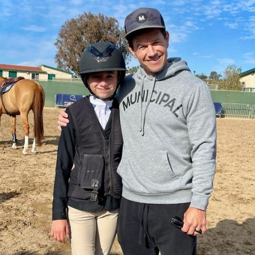 Tochter Grace und Mark Wahlberg im Februar 2023