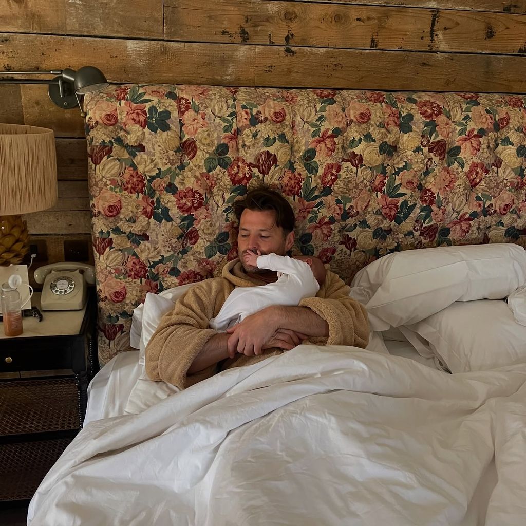 Mark Wright und seine Tochter Palma, April 2025