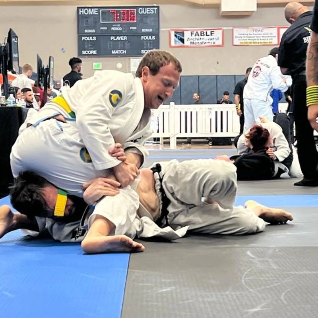 Mark Zuckerberg bei einem Jiu-Jitsu-Wettkampf im Mai 2023