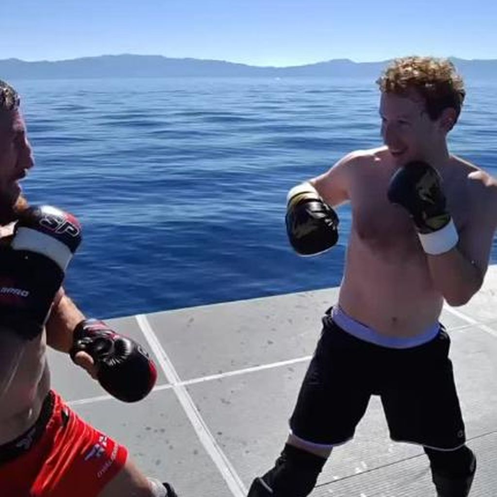 MMA-Kämpfer Merab Dvalishvili und Tech-Milliardär Mark Zuckerberg