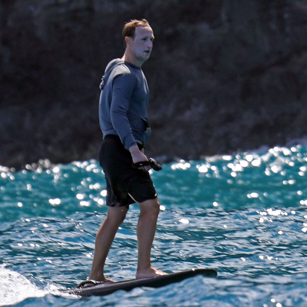 Mark Zuckerberg auf Hawaii im Jahr 2020