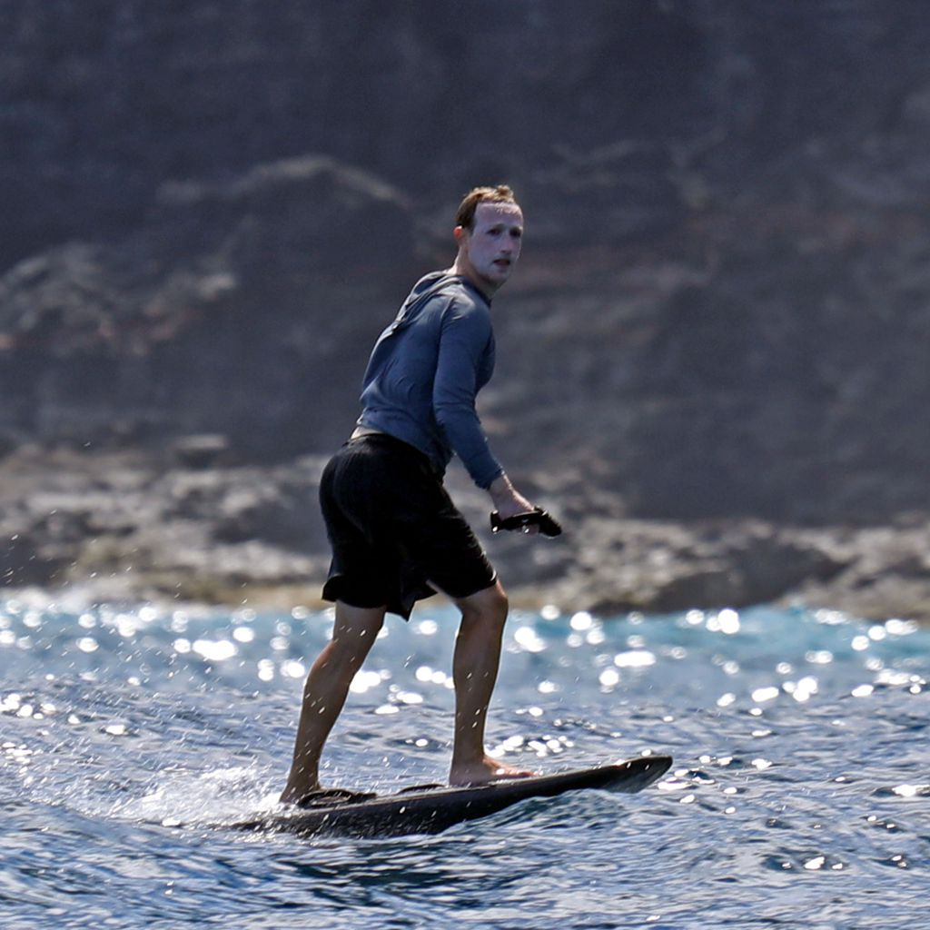 Mark Zuckerberg auf Hawaii im Jahr 2020