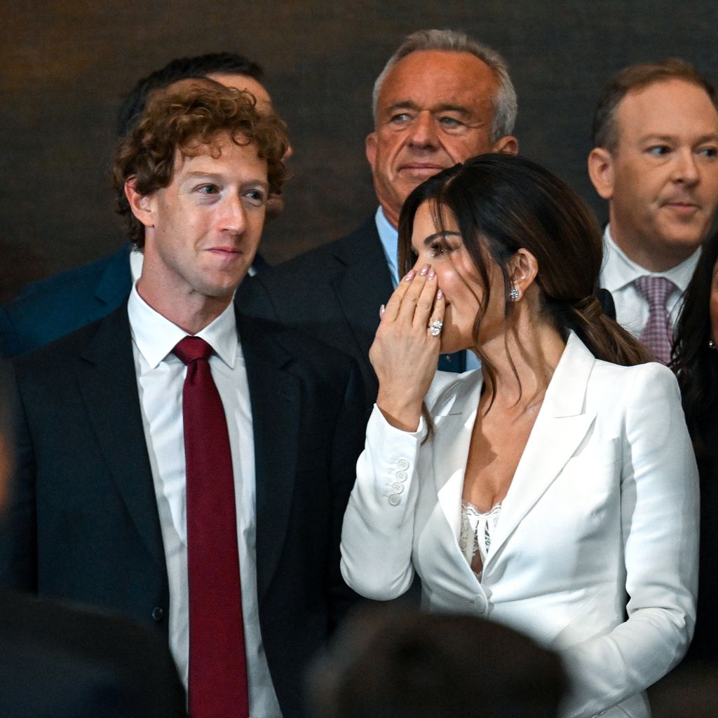 Mark Zuckerberg und Lauren Sánchez, Januar 2025
