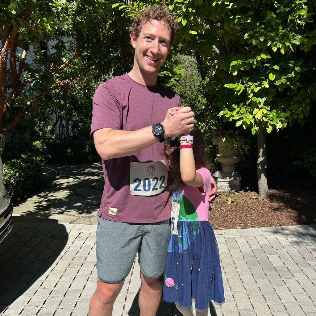Mark Zuckerberg und Tochter Max, April 2024
