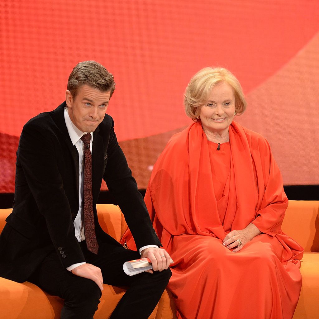 Markus Lanz, Ruth Maria Kubitschek and Anna Thalbach bei "Menschen 2013"
