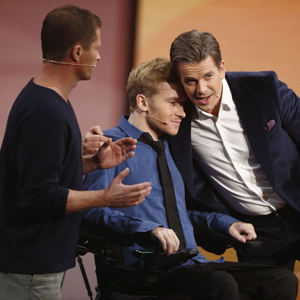 Samuel Koch, Till Schweiger und Markus Lanz