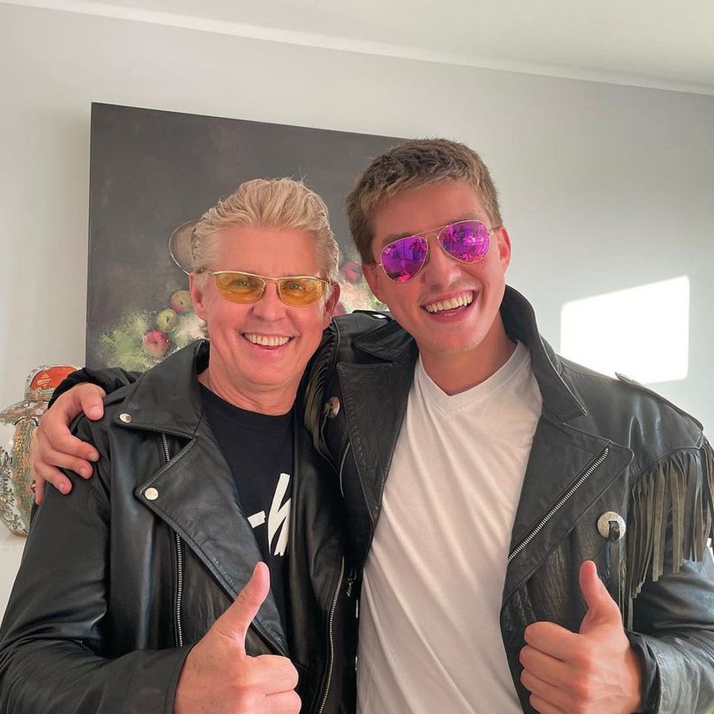 Markus Mörl und sein Sohn Hannes, Musiker