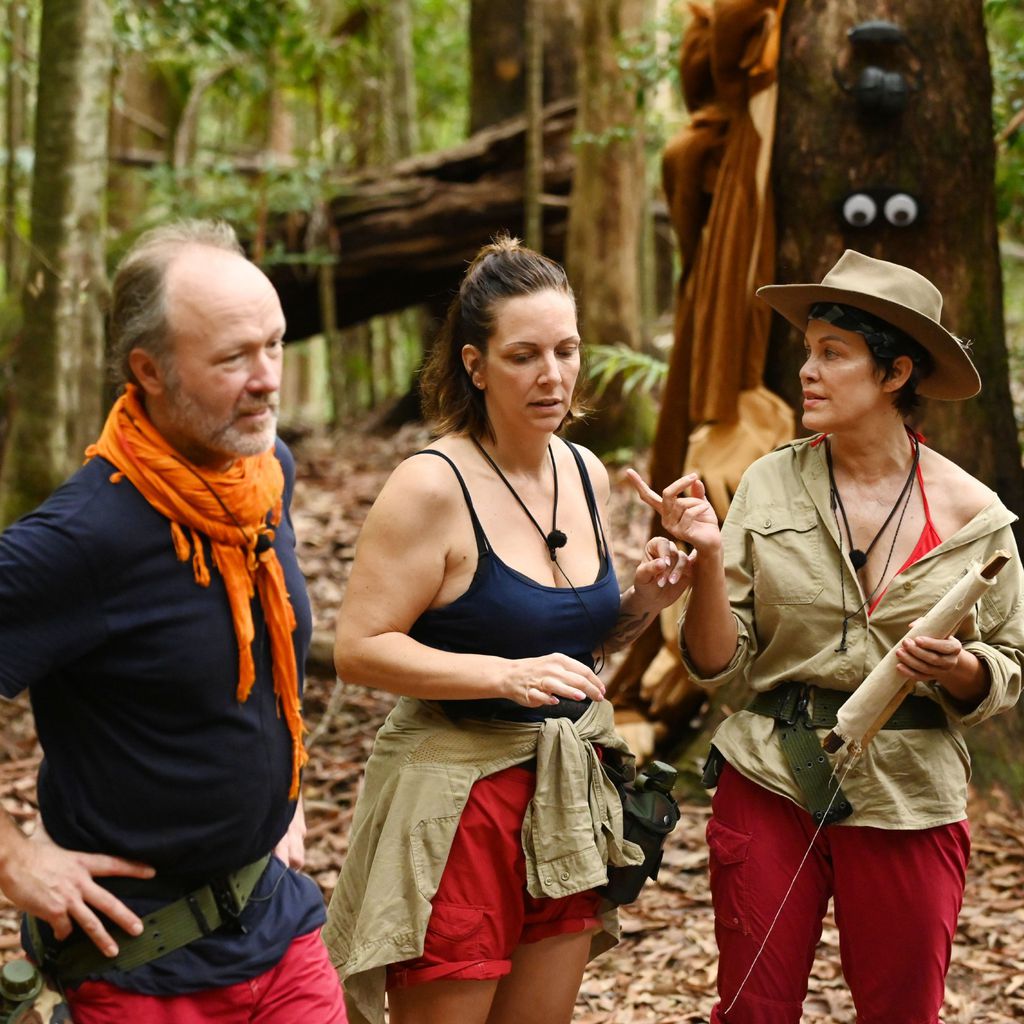 Markus Reinecke, Danni Büchner und Sonja Kirchberger an Tag 11 im Dschungelcamp