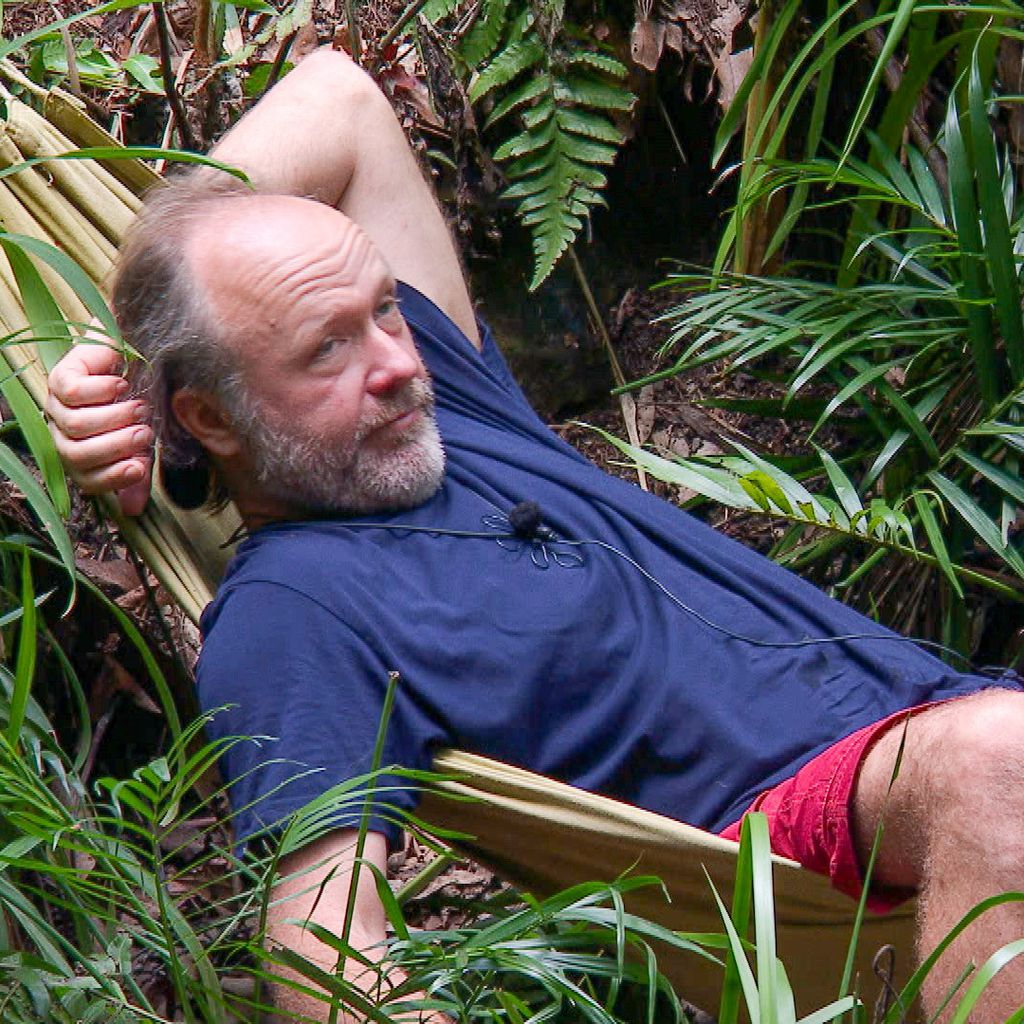 Markus Reinecke in einer Hängematte
