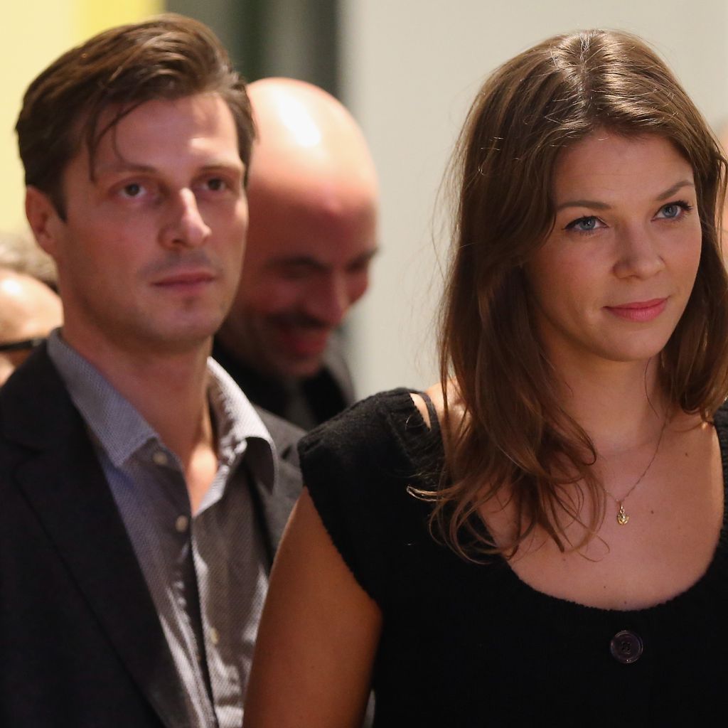 Markus Selikowsky und Jessica Schwarz bei einer Party