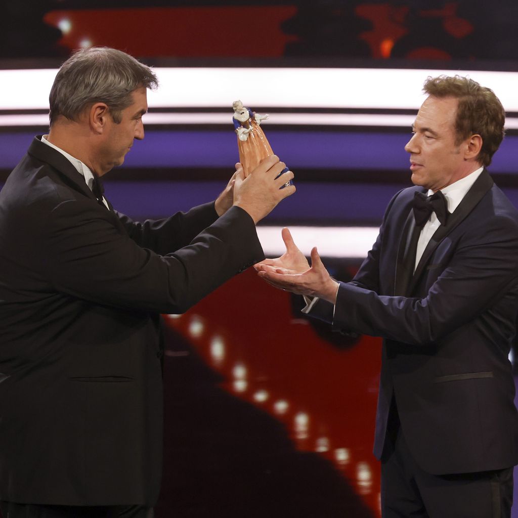 Markus Söder und Bully Herbig, Bayerischer Filmpreis 2023