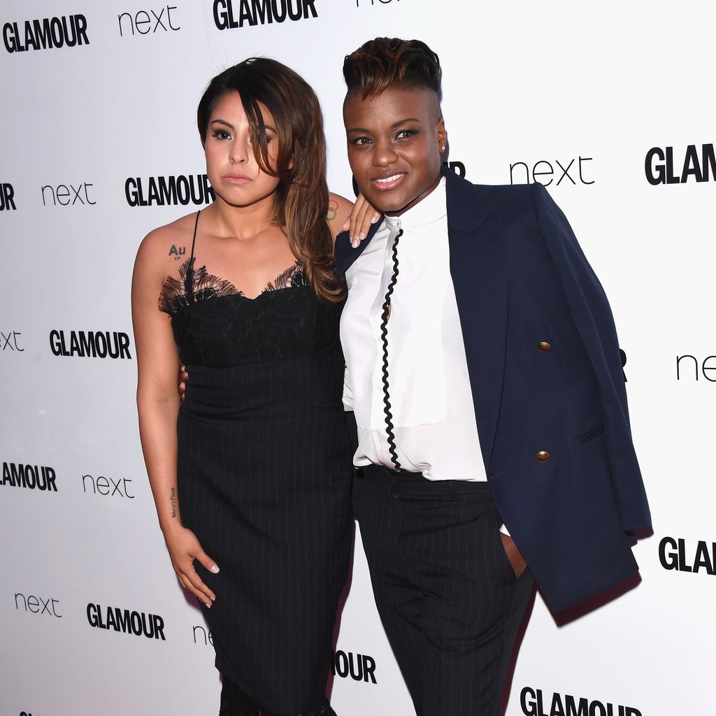 Marlen Esparza und Nicola Adams im Juni 2017 auf einer Preisverleihung in London