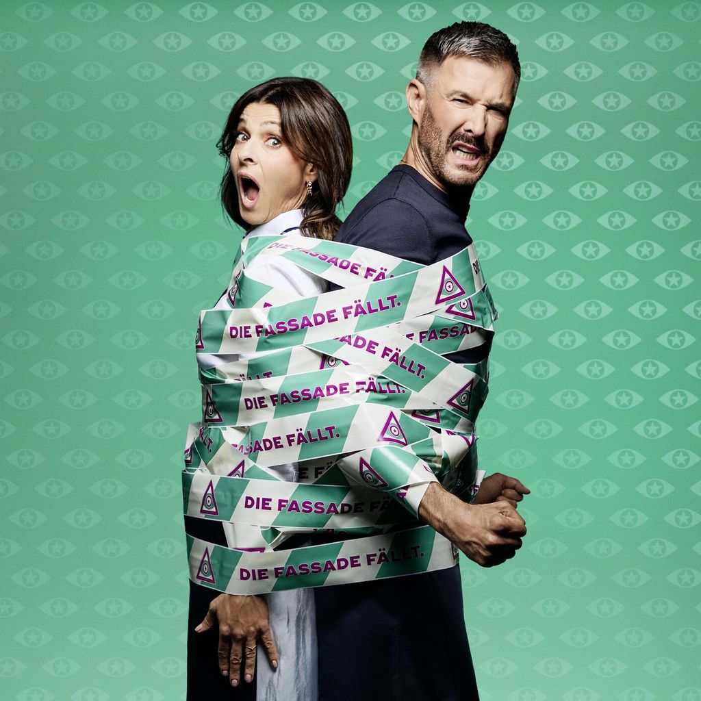"Promi Big Brother"-Moderatoren Marlene Lufen und Jochen Schropp, 2025