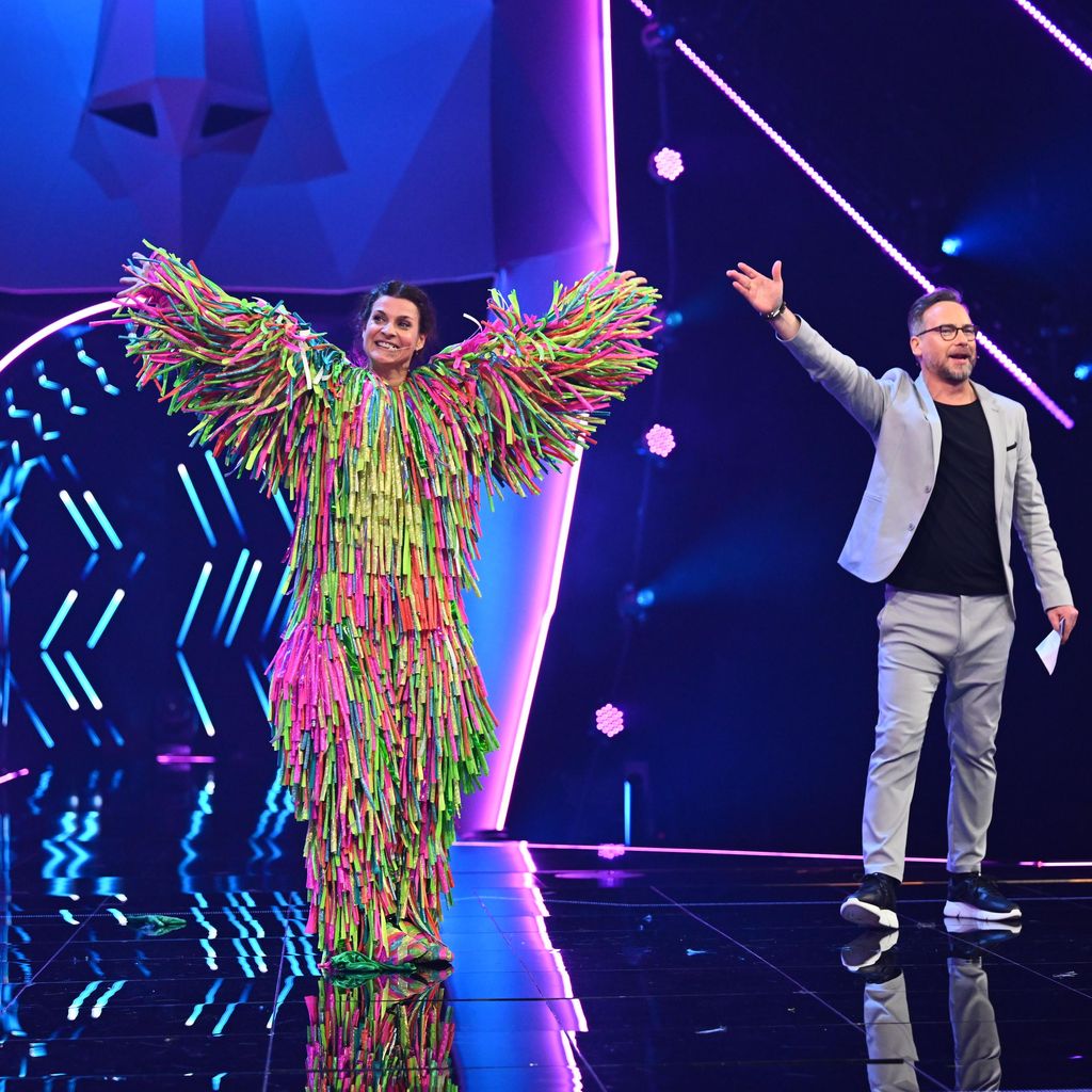 Marlene Lufen und Matthias Opdenhövel im "The Masked Dancer"-Finale