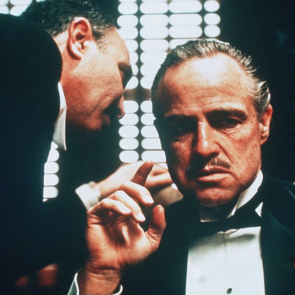 Marlon Brando in "Der Pate", 1974