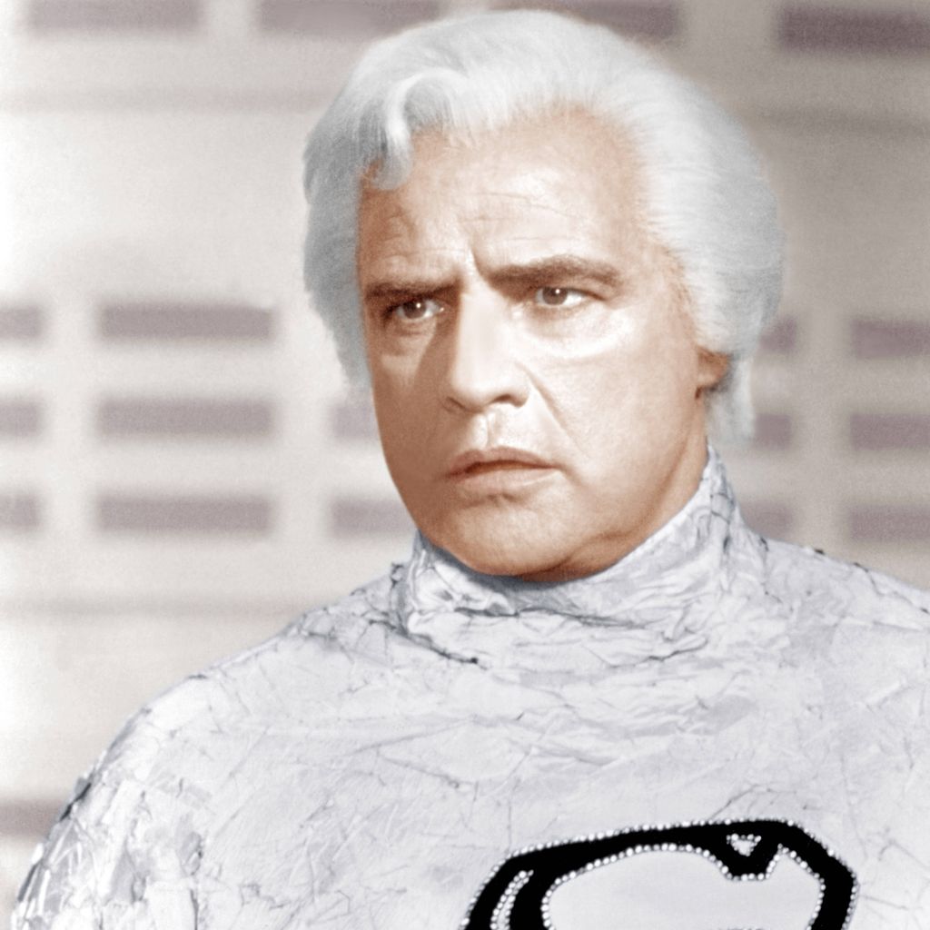Marlon Brando in "Superman", 1978