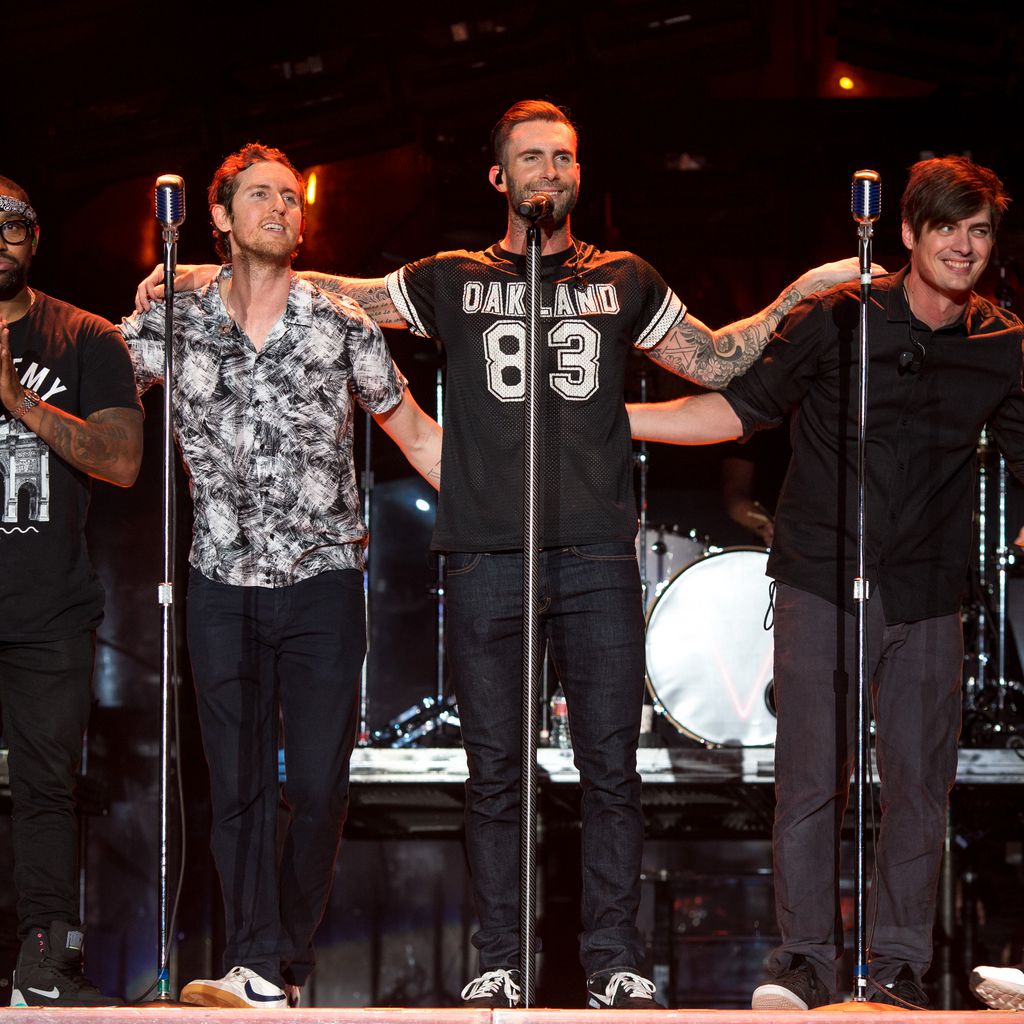 Maroon 5 bei einem Auftritt in Inglewood 2015