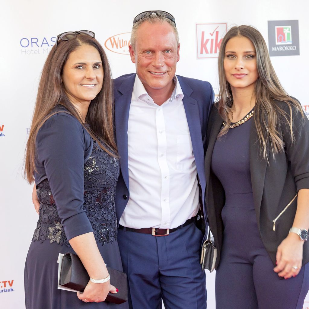 Marta, Jürgen und Sharon Trovato bei einem Event 2018