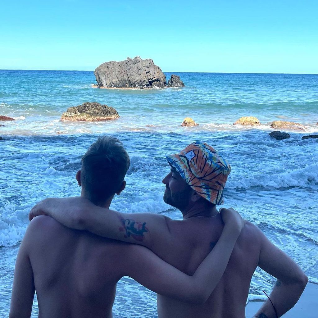 Marteria mit seinem Sohn Louis